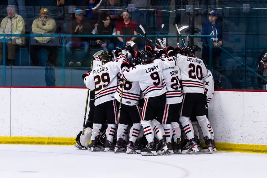 Players celebrating